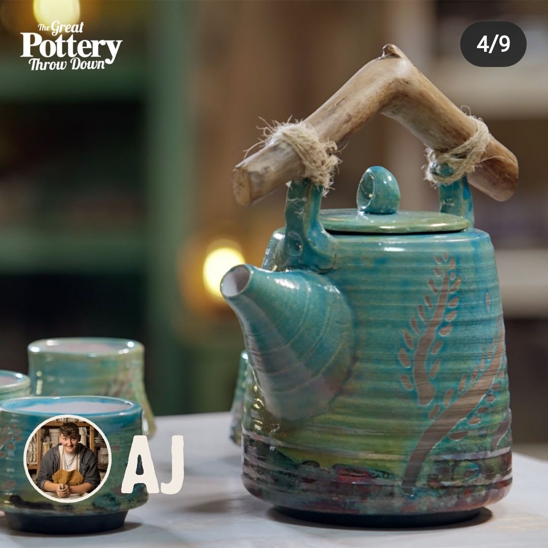 The great pottery throwdown - AJ teapot